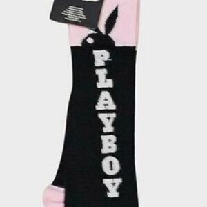 PLAYBOY Bunny Vertical Logo Knee High Socks